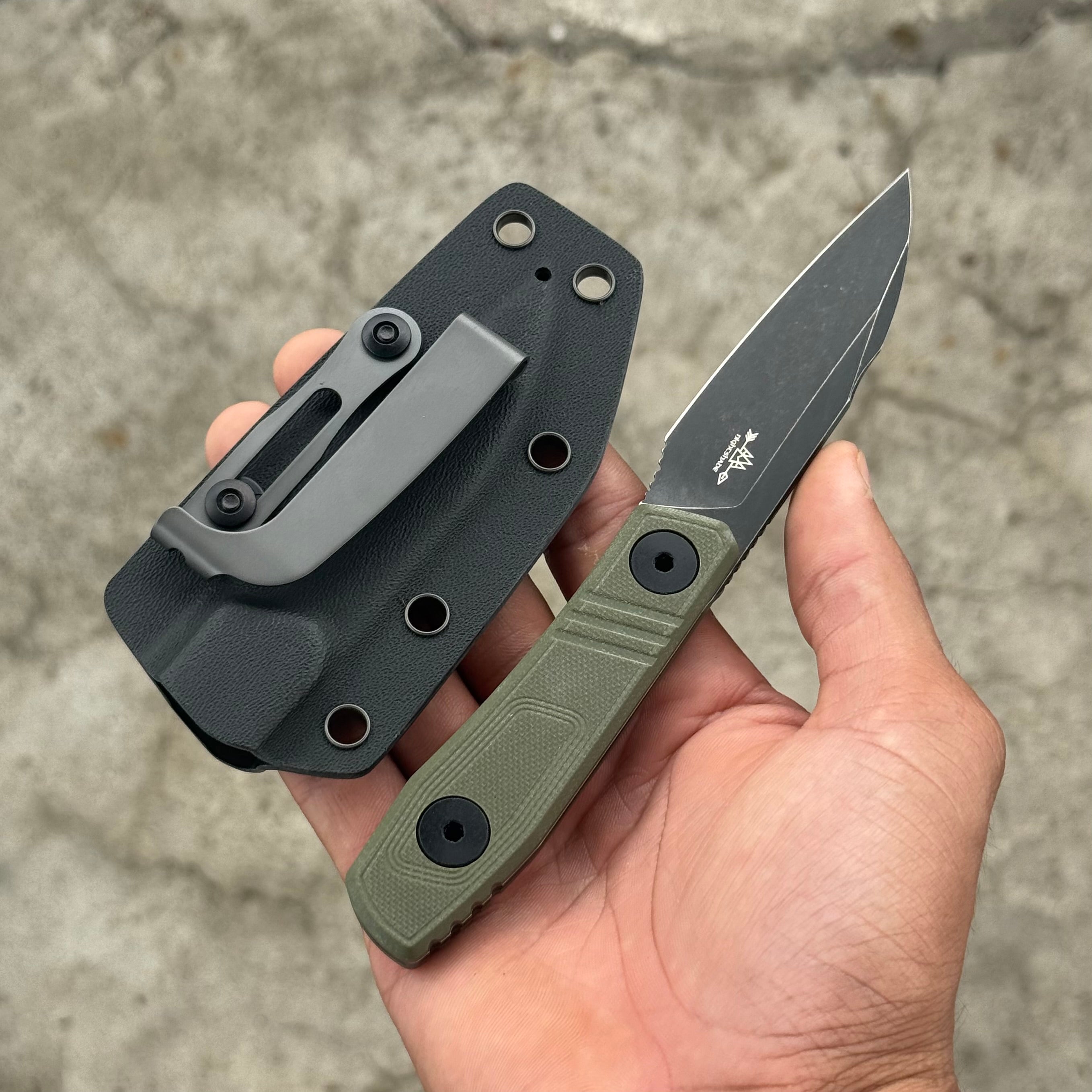 ATG Nightshade Fixie EDC Fixed Blade