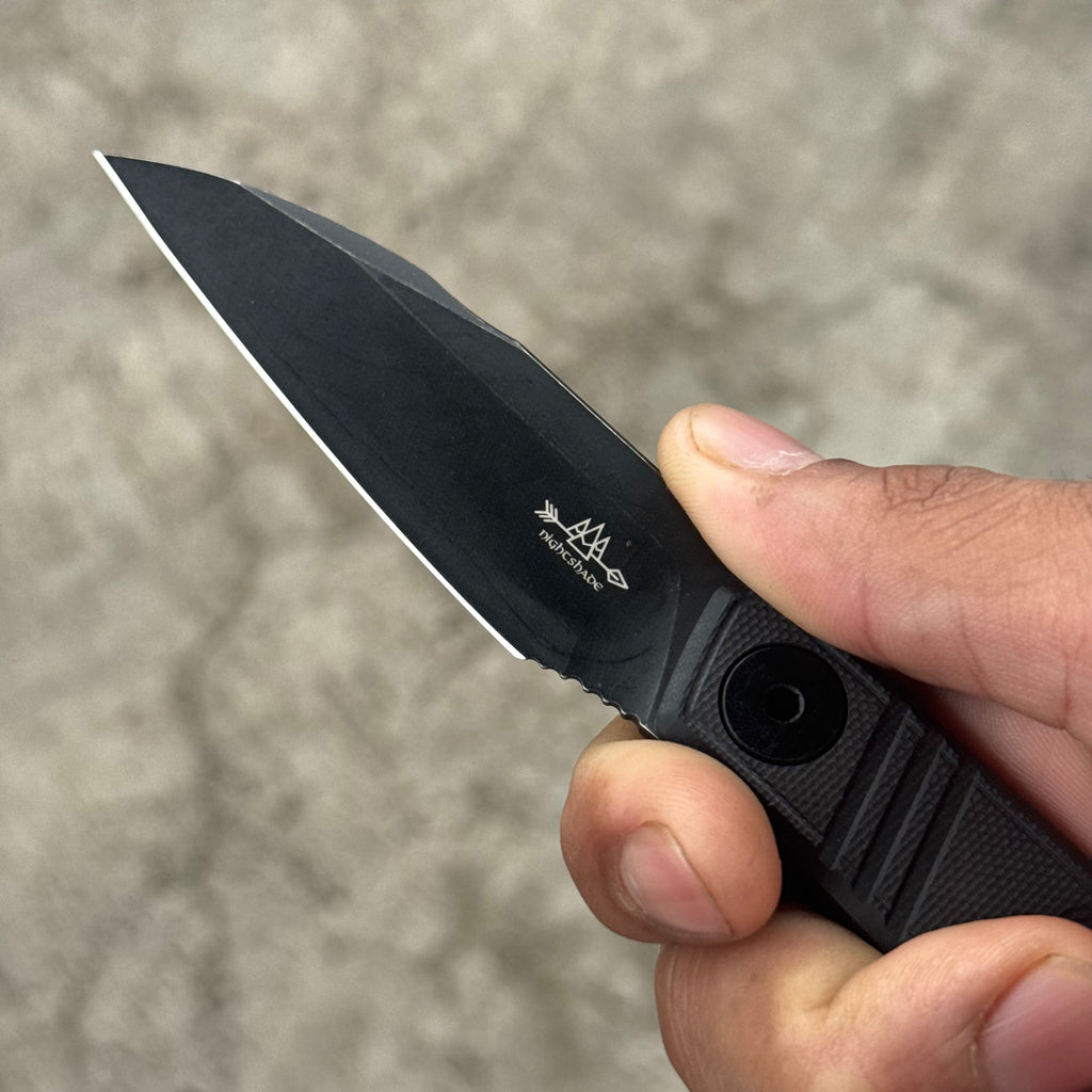ATG Nightshade Fixie EDC Fixed Blade