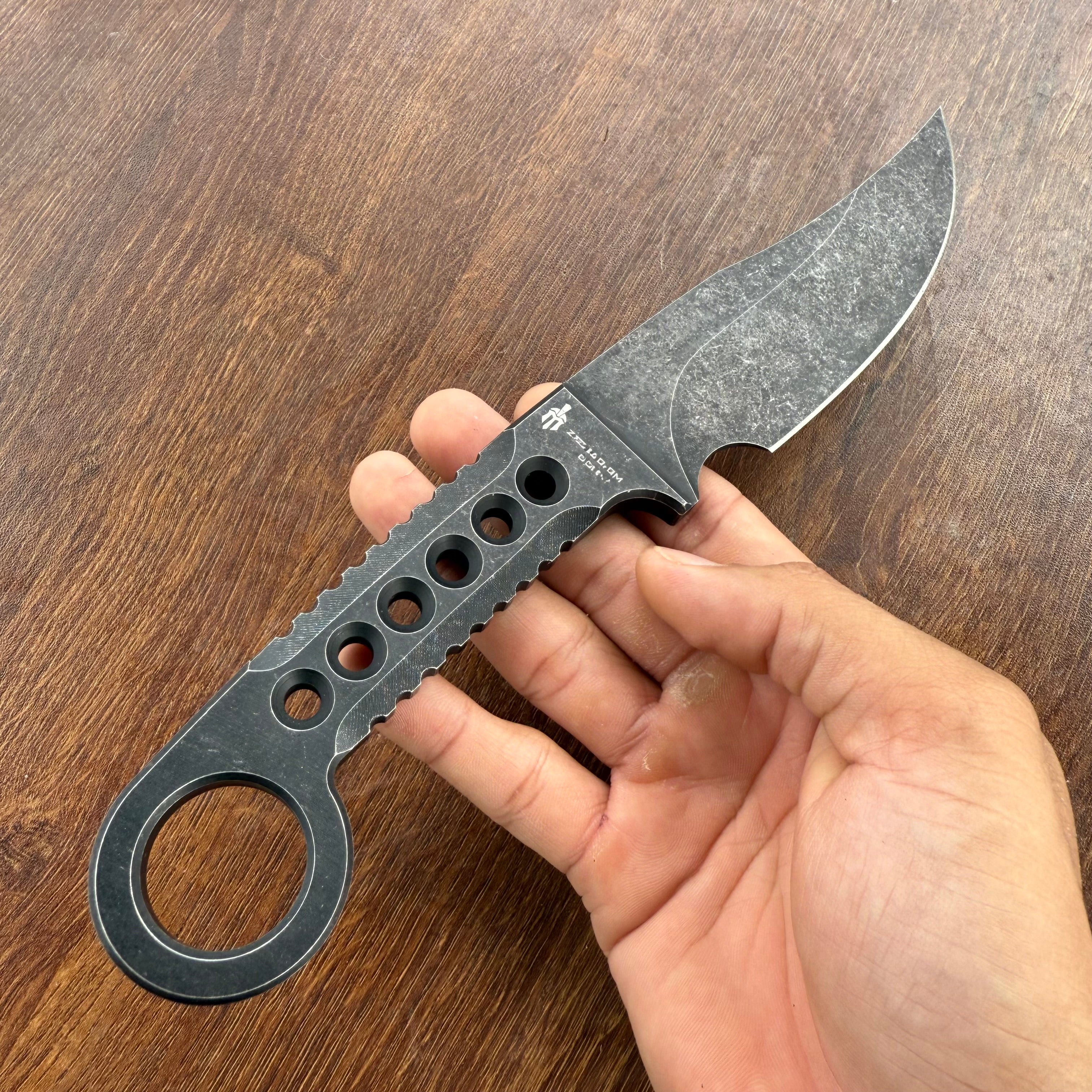 Heavy Skeletonized Fixie with Kydex Sheath