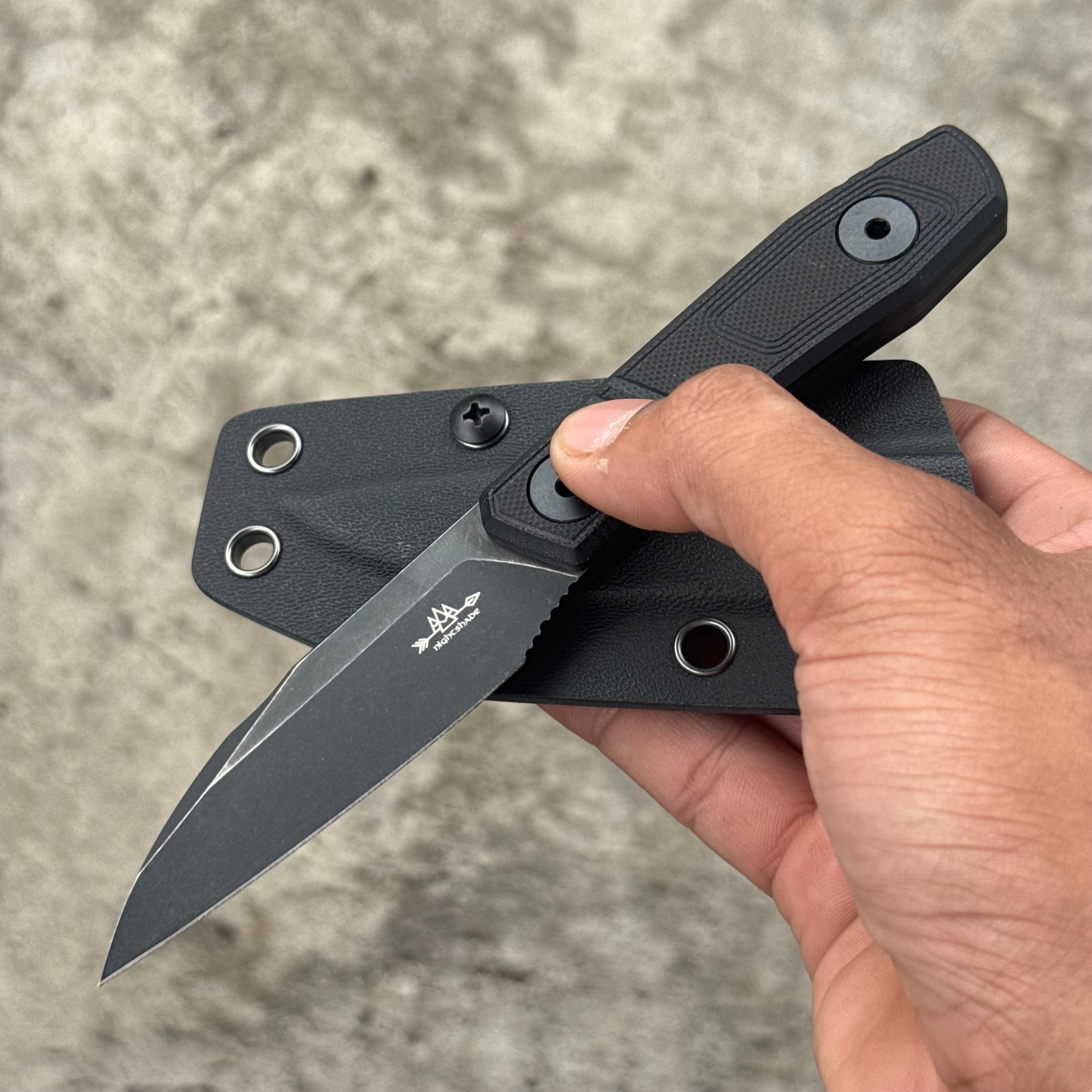 ATG Nightshade Fixie EDC Fixed Blade