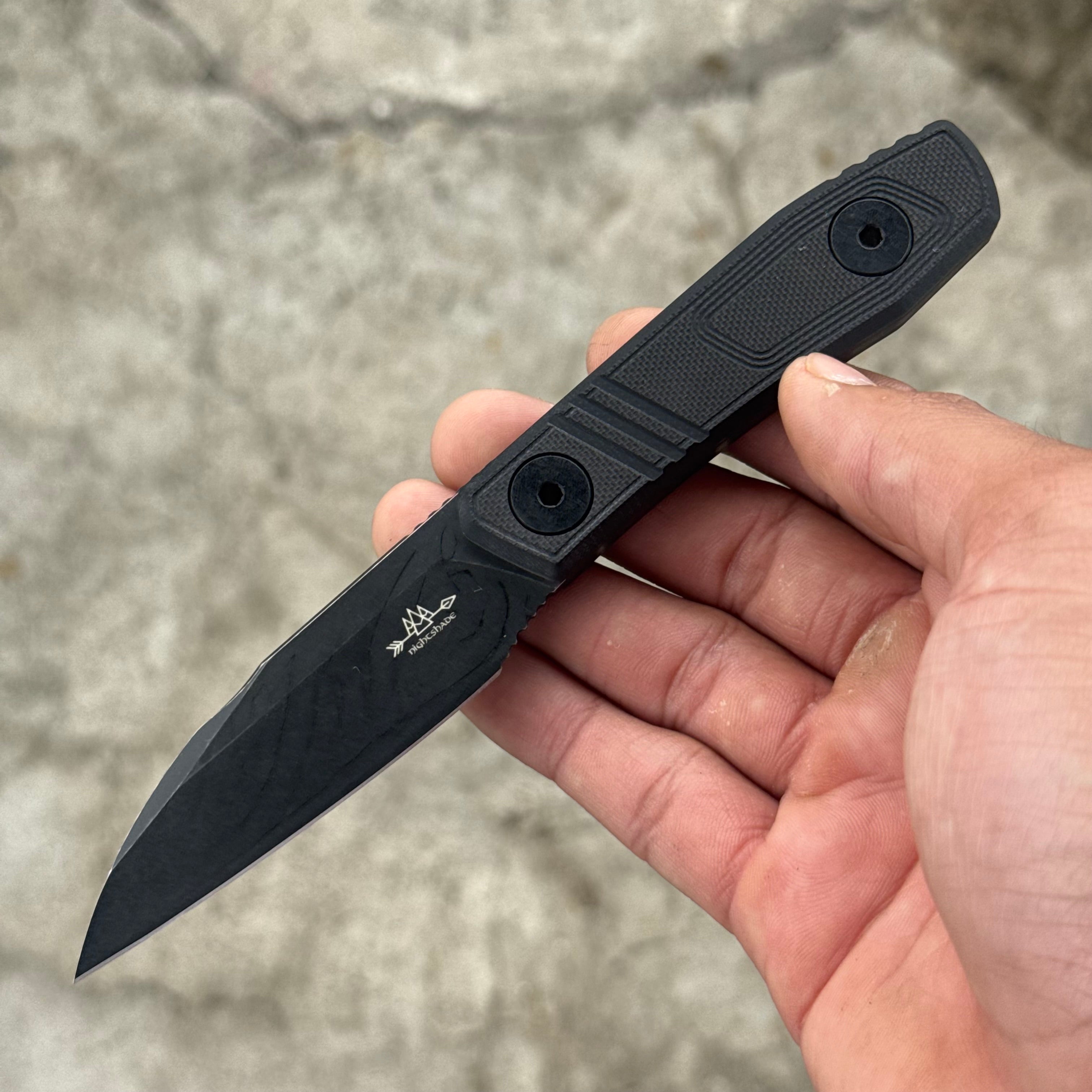 ATG Nightshade Fixie EDC Fixed Blade