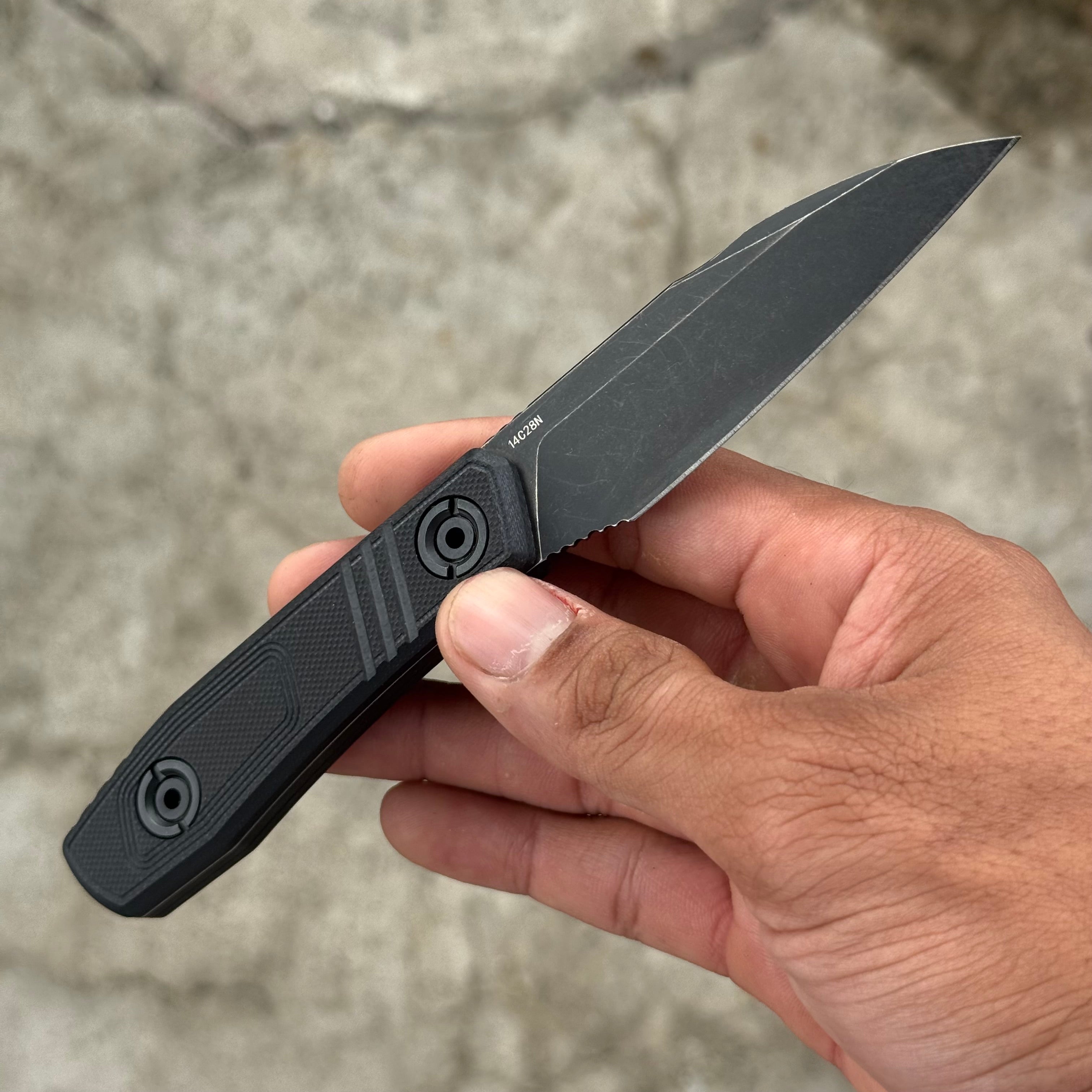 ATG Nightshade Fixie EDC Fixed Blade