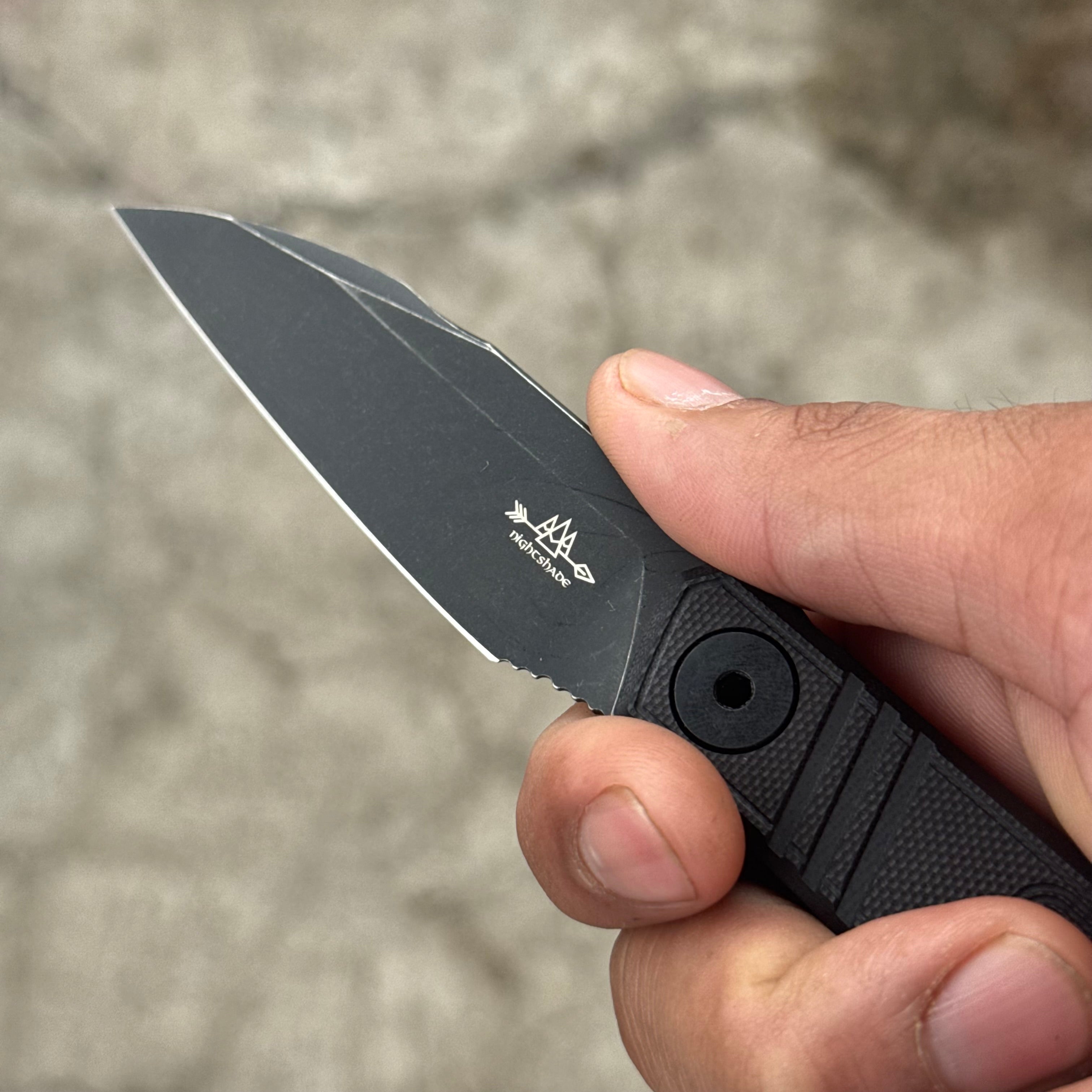 ATG Nightshade Fixie EDC Fixed Blade