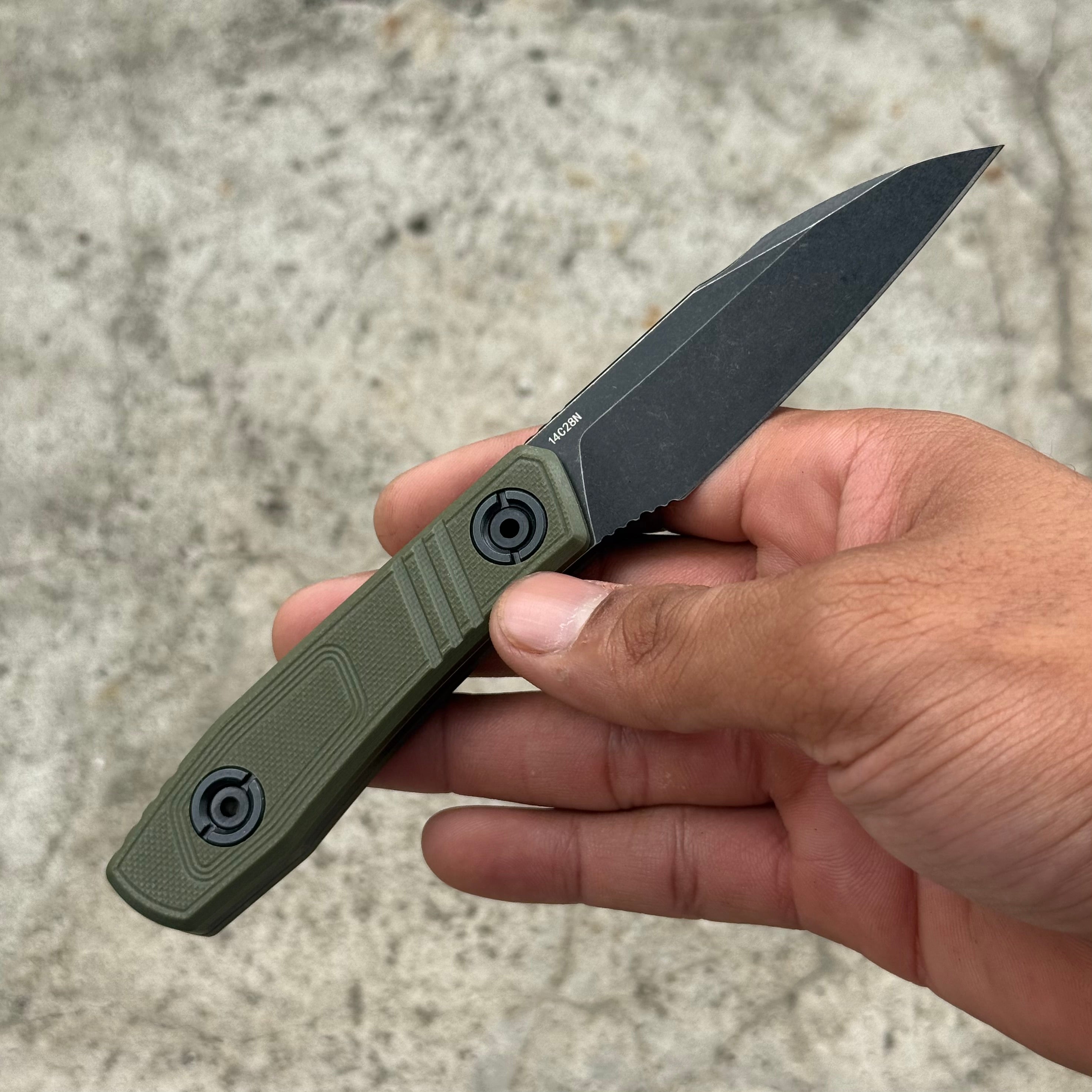 ATG Nightshade Fixie EDC Fixed Blade