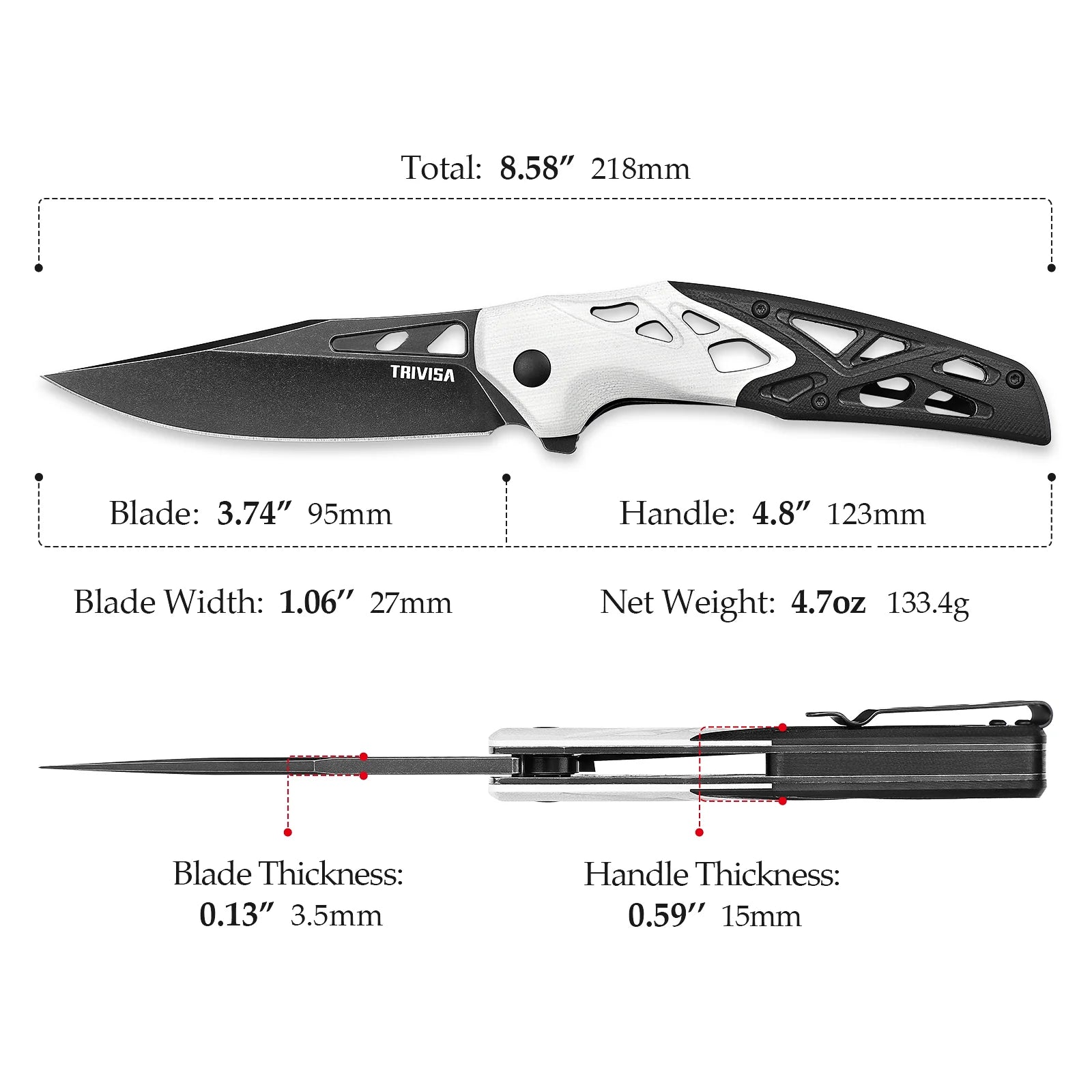 Trivisa Leo Folding EDC Knife