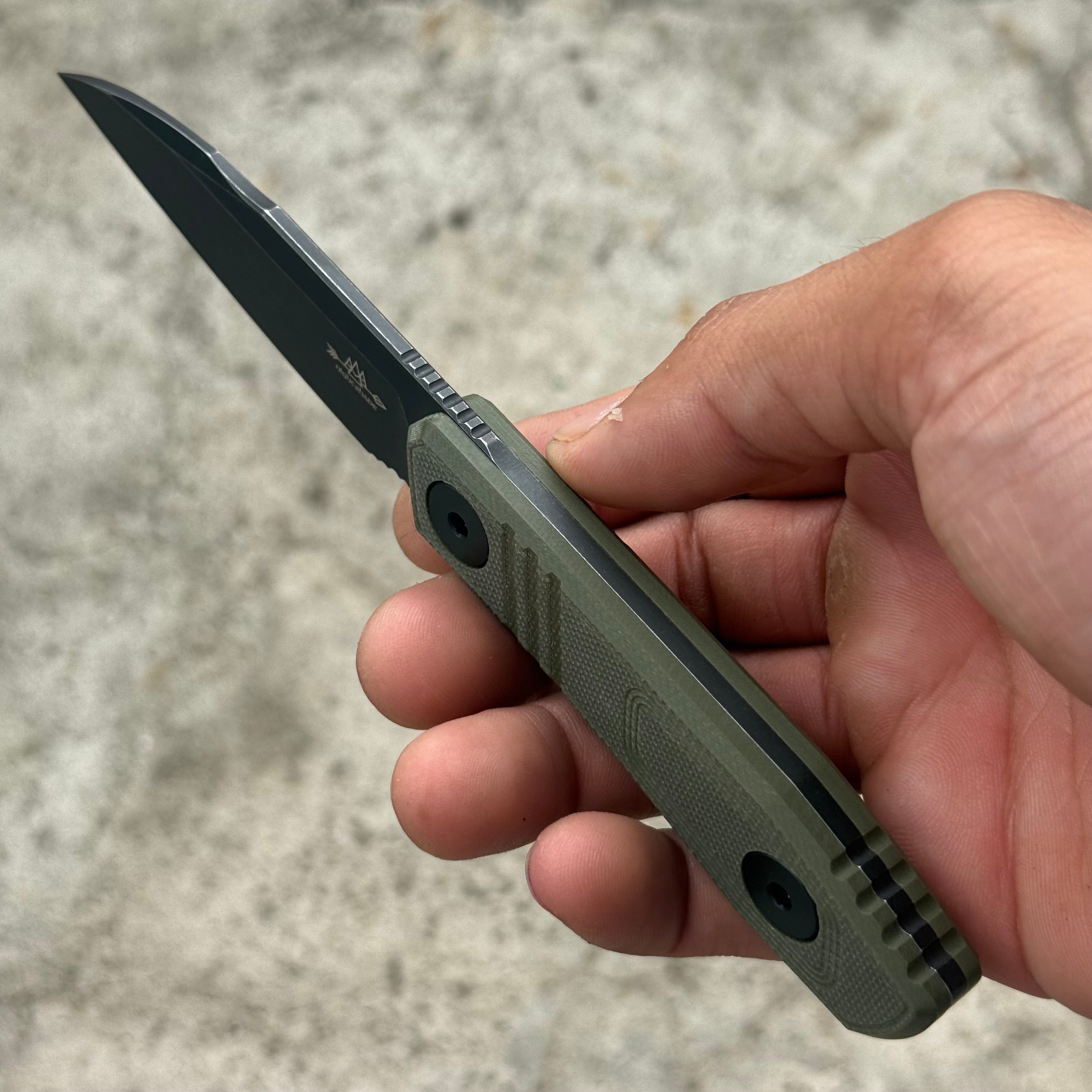 ATG Nightshade Fixie EDC Fixed Blade