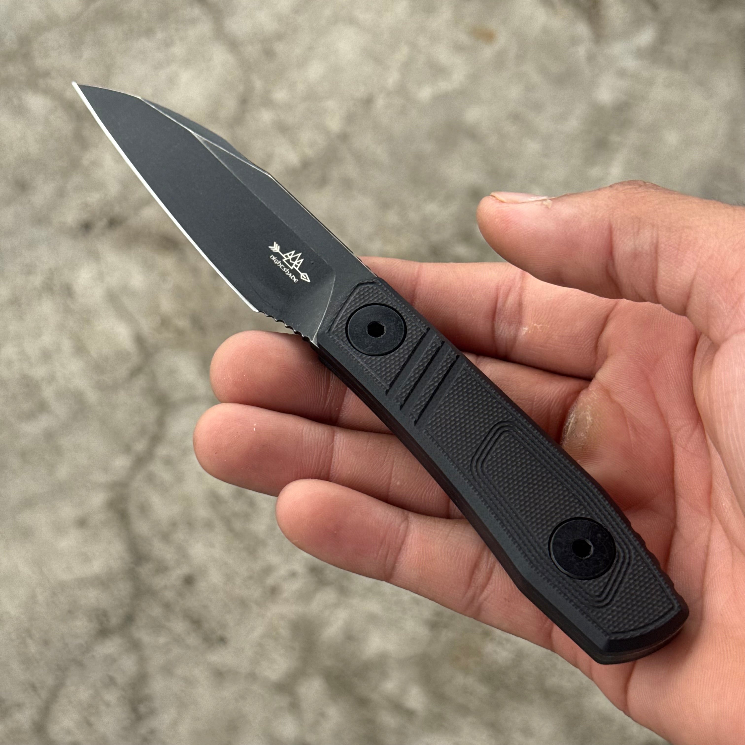 ATG Nightshade Fixie EDC Fixed Blade
